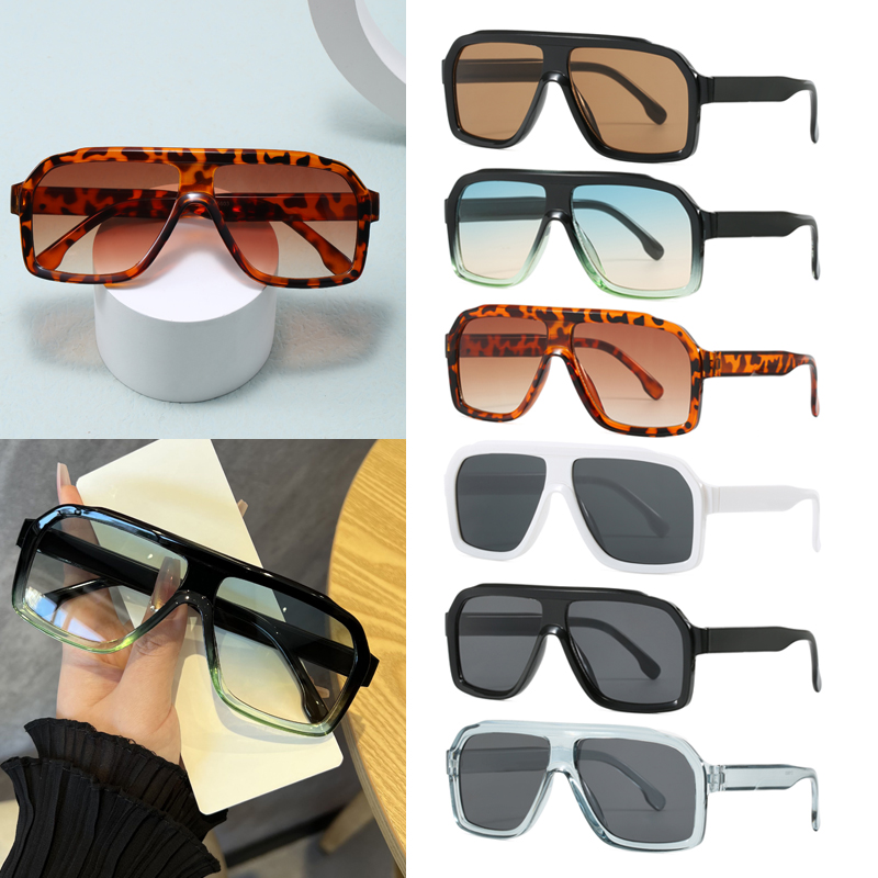 Designer Sunglasses - Kacamata Anti Cahaya Bentuk Persegi Besar