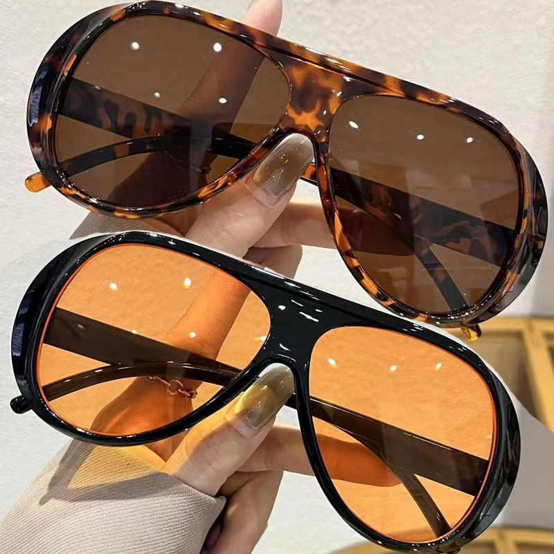 Sunglasses Uv400 - Kacamata Hitam Oversized Wanita Fashion Mewah