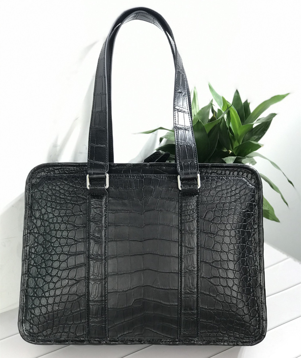 Leather Briefcase - Tas Laptop Kulit Buaya Baru Tas