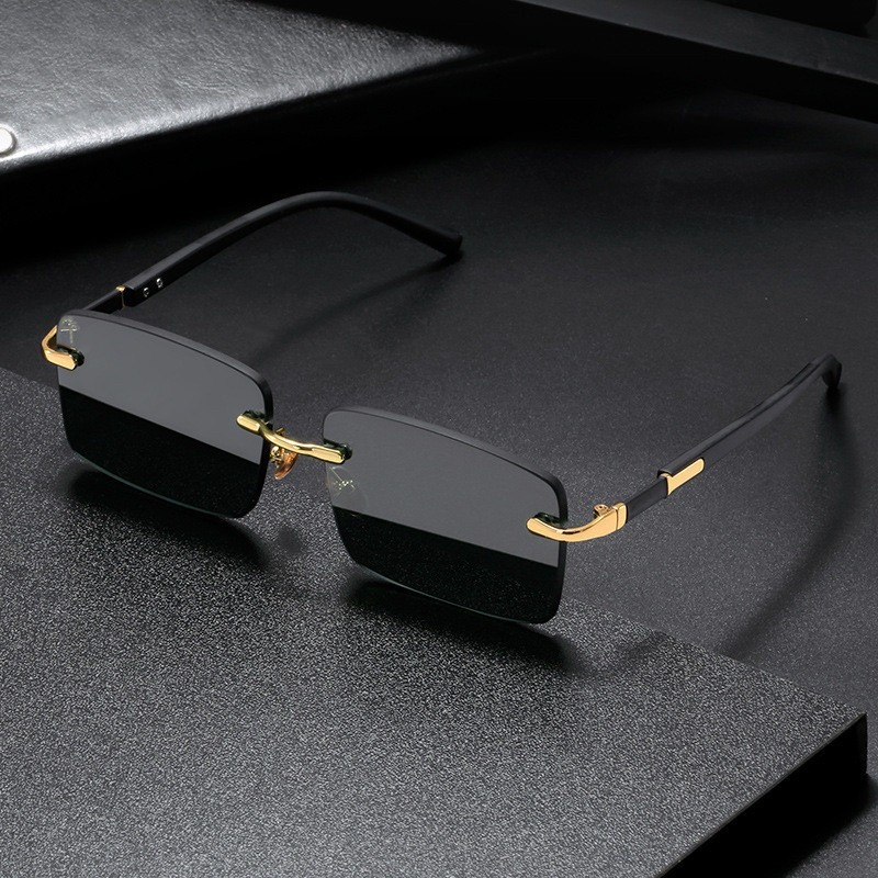 Designer Sunglasses - Kacamata Hitam Retro Pria Merk Desainer