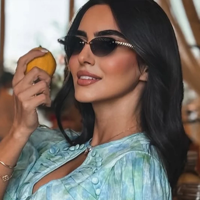 Kacamata Hitam Tanpa Bingkai M - Designer Sunglasses ulasan dan harga