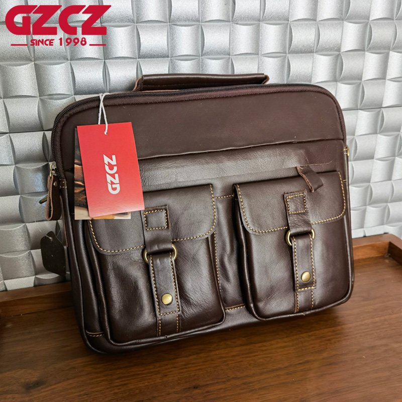 Tas Selempang Pria GZCZ, Tas K - Leather Briefcase ulasan dan harga