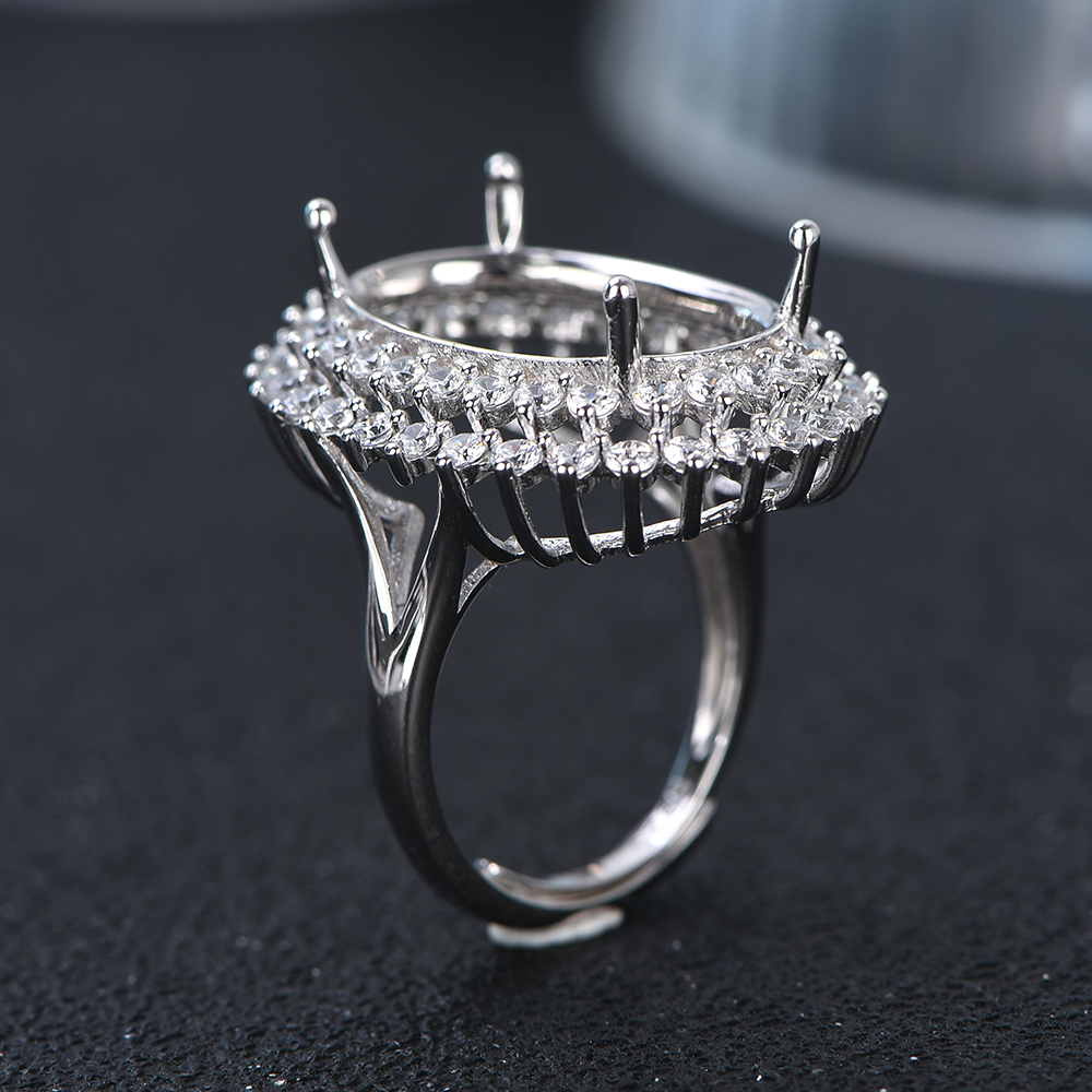 13X18Mm S925 Cincin Perak Murn - Luxury Gift Set ulasan dan harga