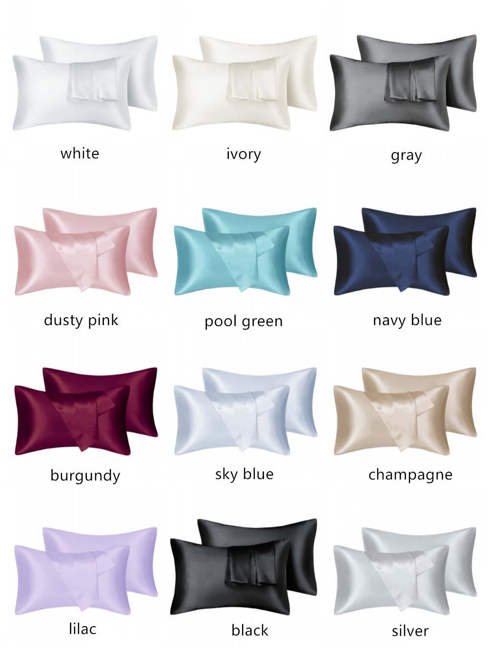 2 buah/lot sarung bantal Peraw - Silk Pillowcase ulasan dan harga