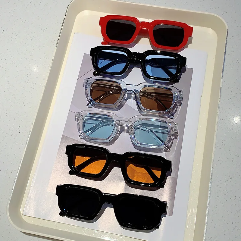 Kacamata Hitam Bingkai Persegi - Designer Sunglasses ulasan dan harga
