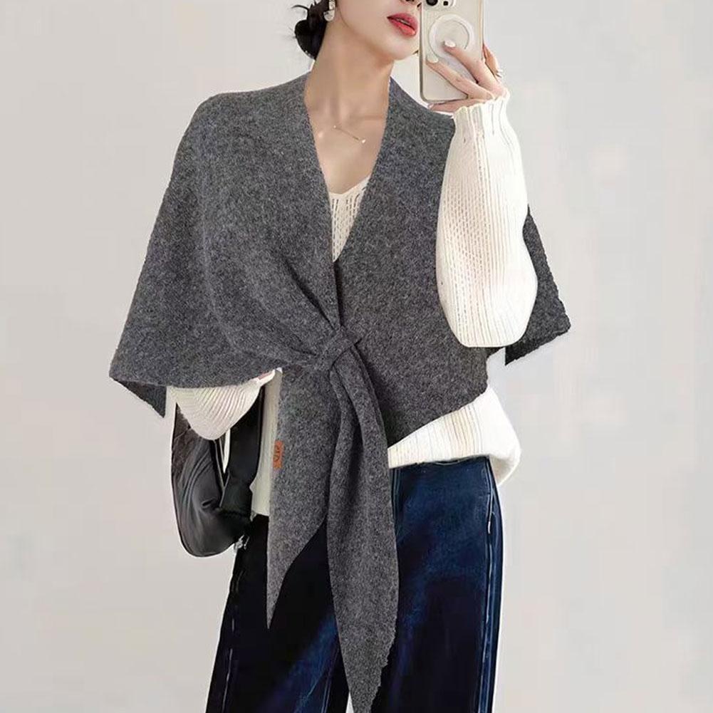 Selendang Segitiga Rajut Wol C - Cashmere Scarf ulasan dan harga