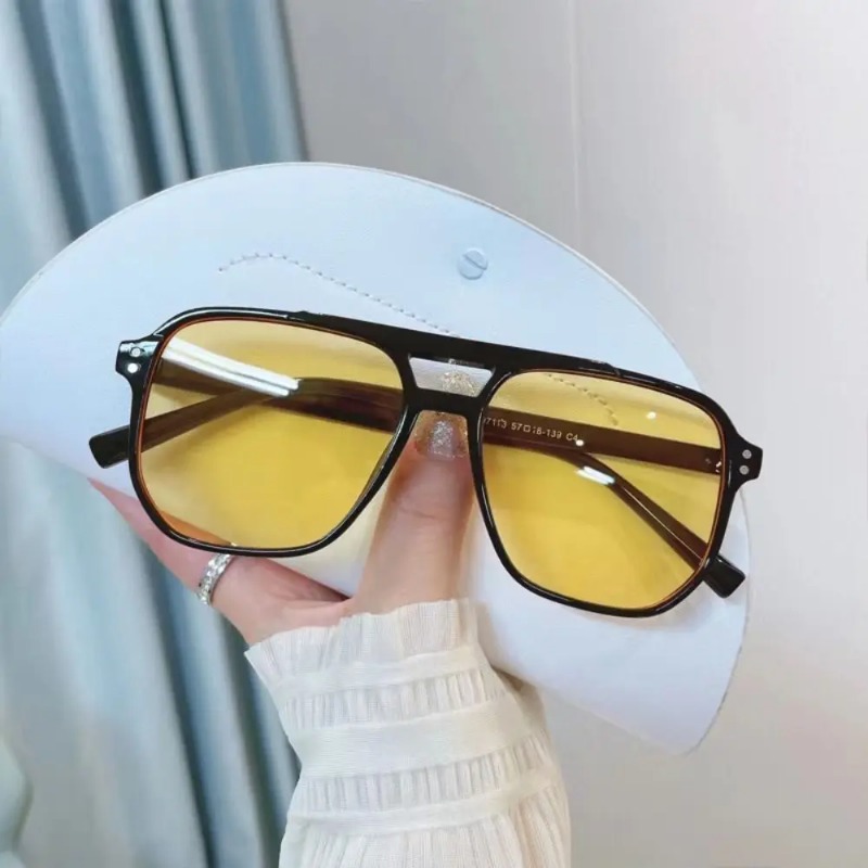 Kacamata Hitam Bingkai Persegi - Sunglasses Uv400 ulasan dan harga