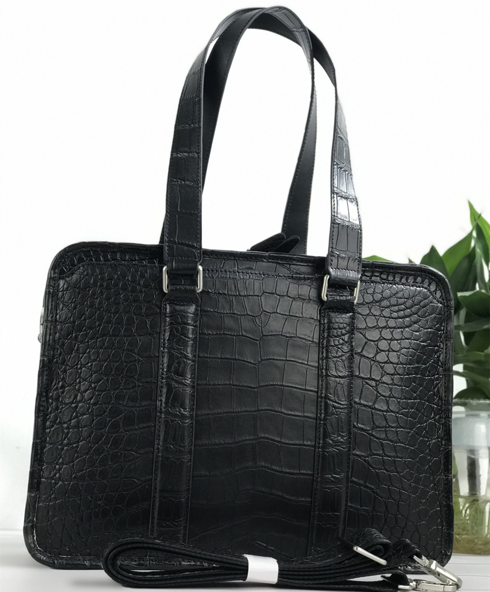 Tas Laptop Kulit Buaya Baru Ta - Leather Briefcase ulasan dan harga