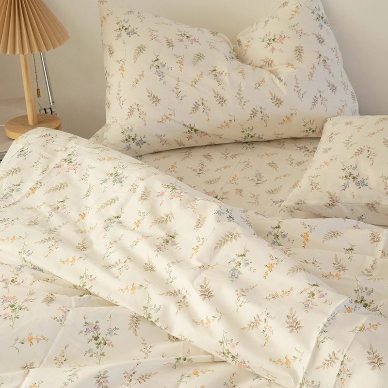 Set Sprei Motif Bunga Pastoral - Silk Pillowcase ulasan dan harga